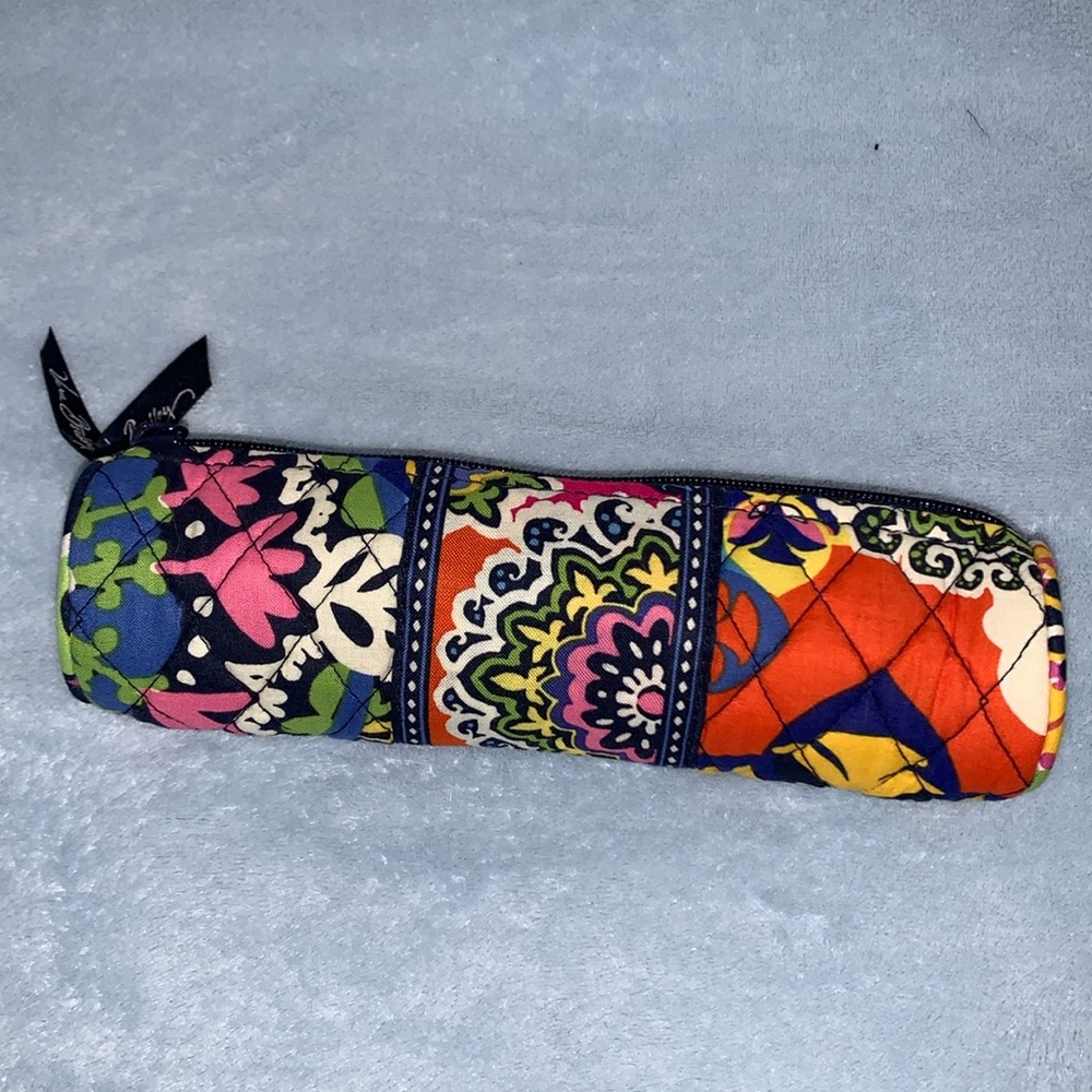 Vera Bradley on a roll cosmetics case
